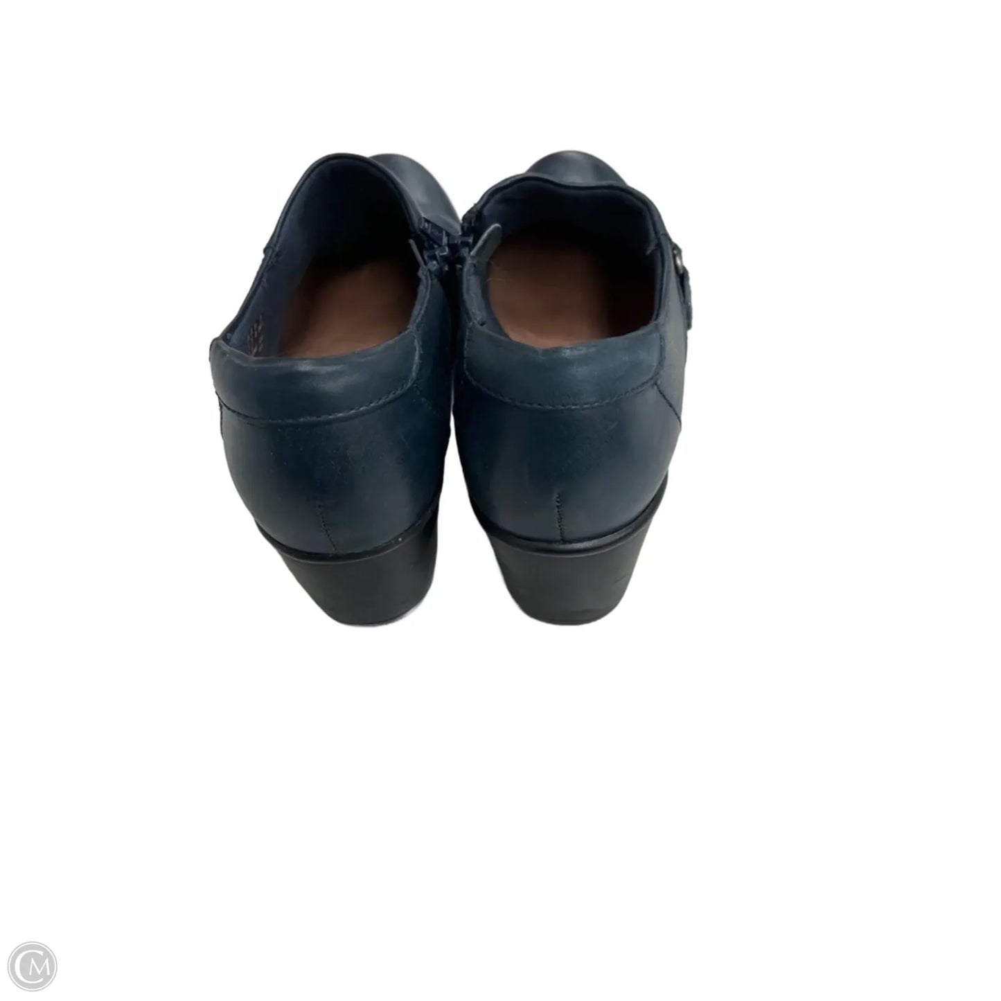 Boots Ankle Heels By Clarks In Blue, Size: 7.5