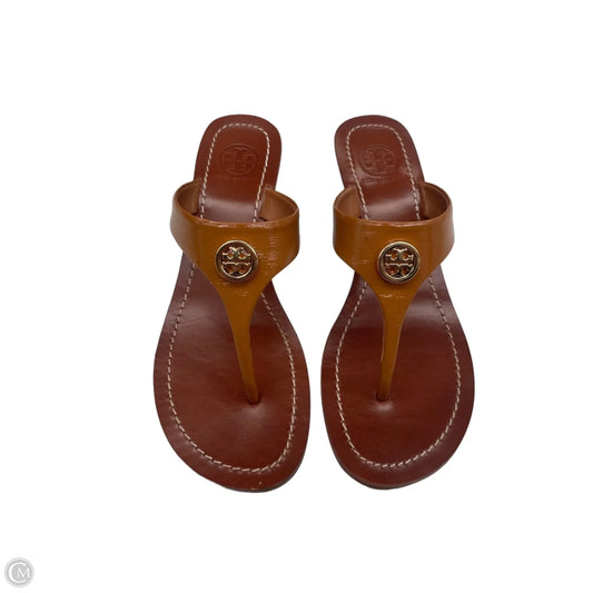 Sandals Designer By Tory Burch In Brown, Size: 5.5