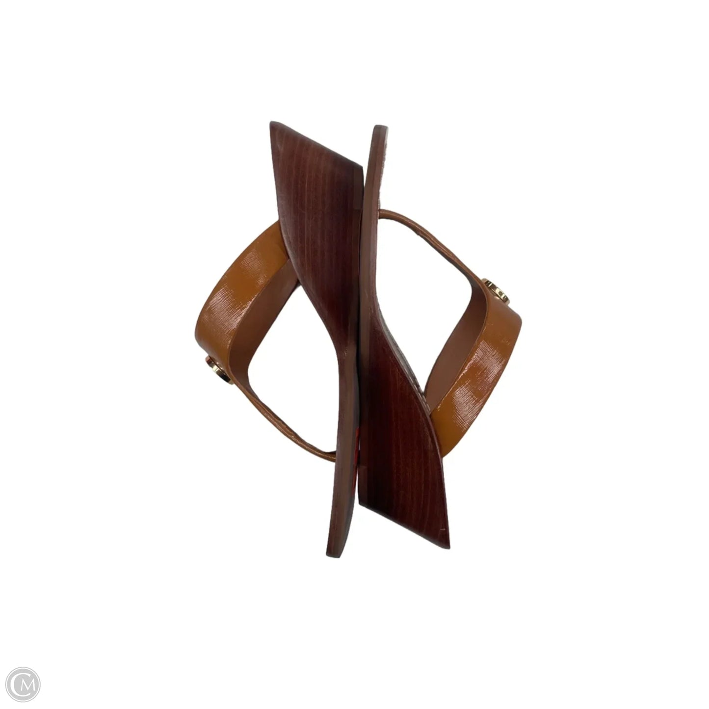 Sandals Designer By Tory Burch In Brown, Size: 5.5