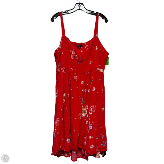 Dress Casual Short By Torrid In Floral Print, Size: 3x