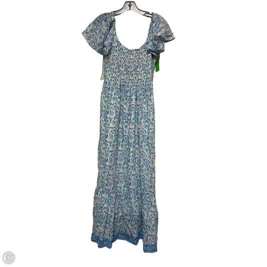 Dress Casual Maxi By Vineyard Vines In Blue & White, Size: S