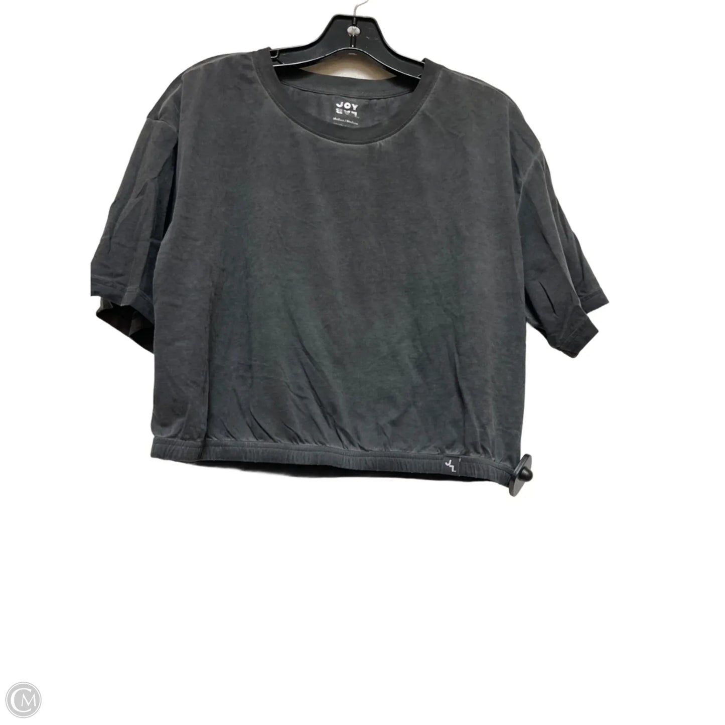 Athletic Top Short Sleeve By Joy Lab In Grey, Size: M