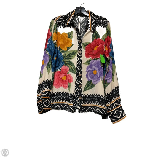 Top Long Sleeve By Rachel Zoe In Multi-colored, Size: S