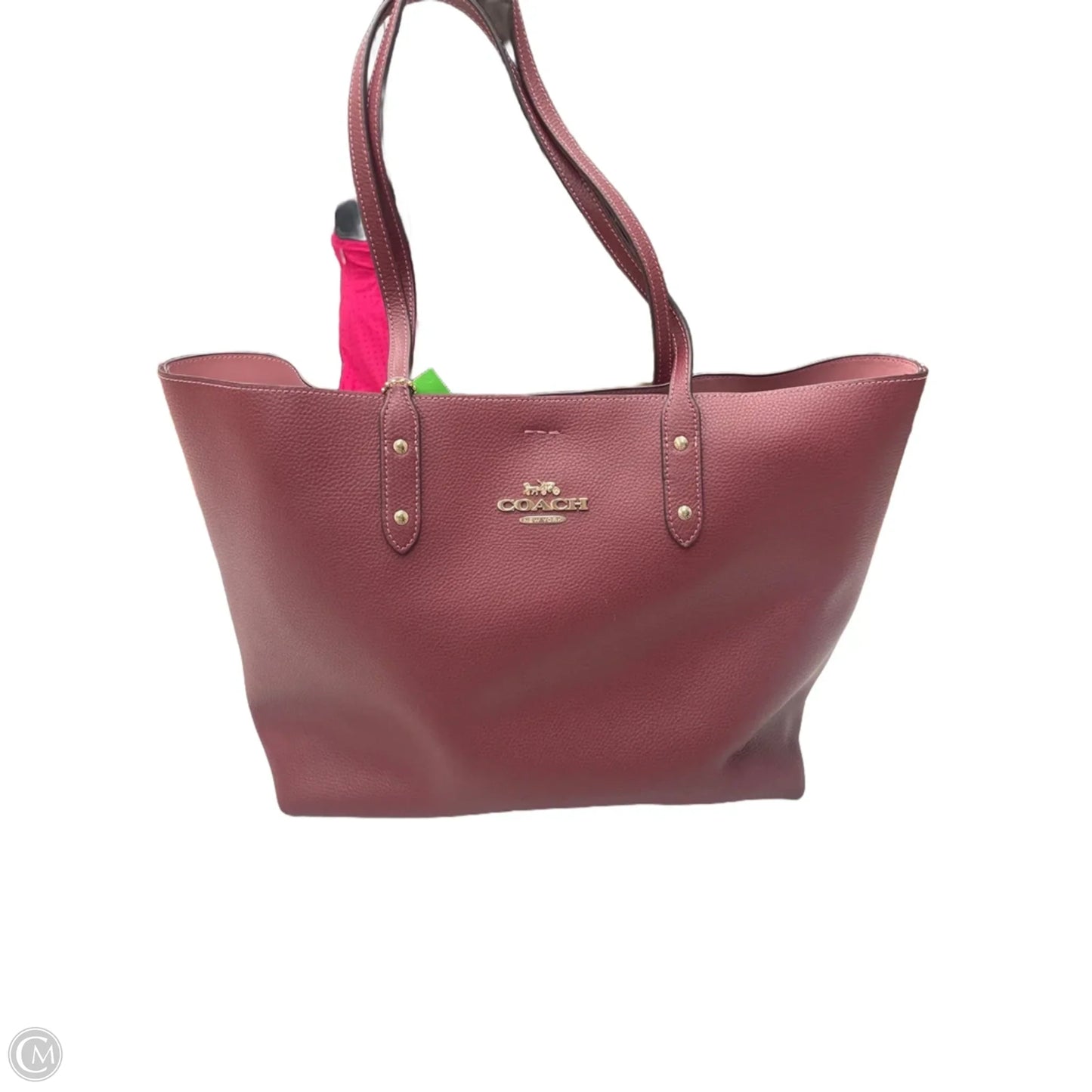 Tote Designer By Coach, Size: Medium