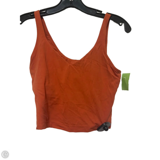 Athletic Tank Top By Lululemon In Orange, Size: 6