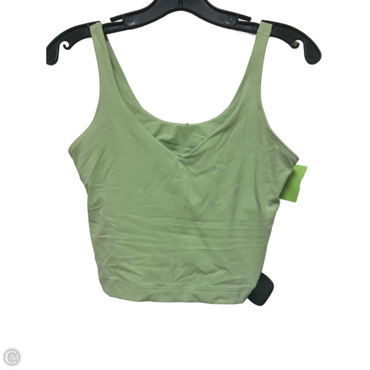 Athletic Tank Top By Lululemon In Green, Size: 6