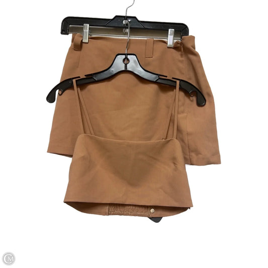 Skirt Set 2pc By Abercrombie And Fitch In Tan, Size: 6
