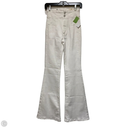 Jeans Flared By We The Free In White Denim, Size: 2