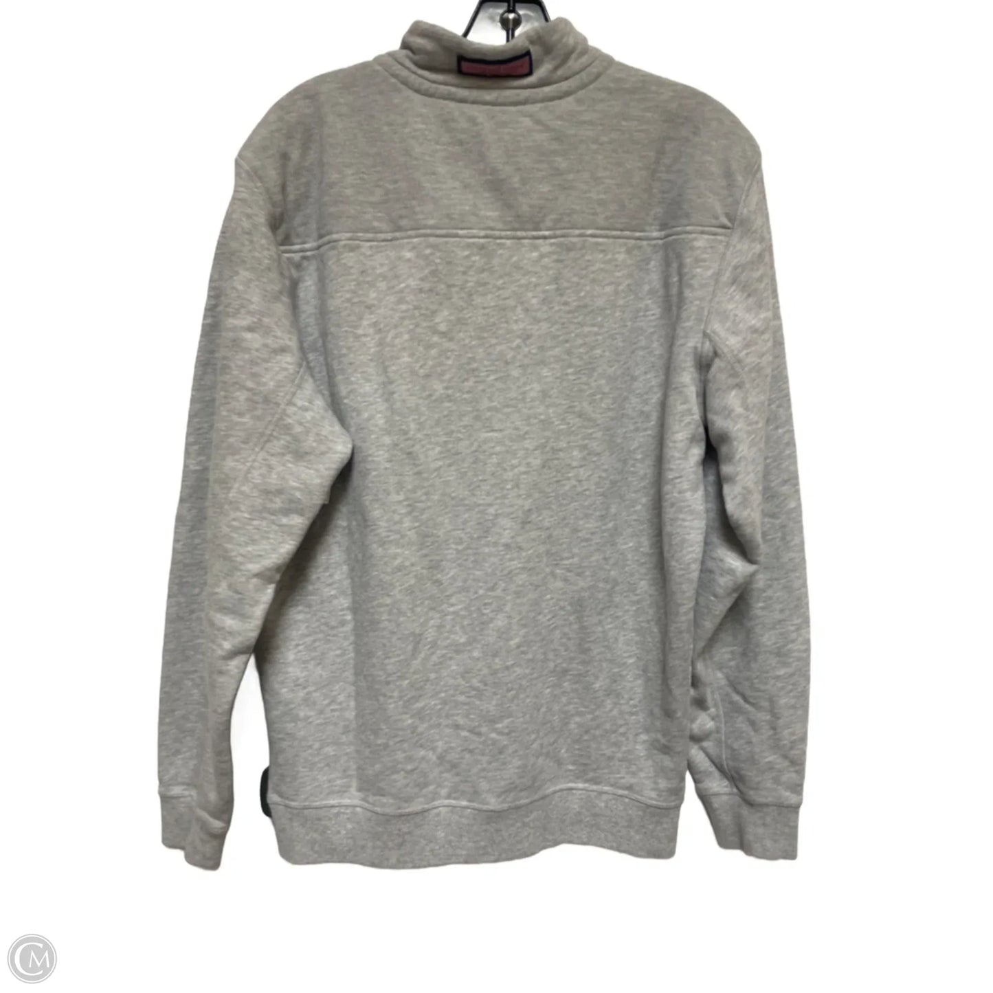 Sweatshirt Collar By Vineyard Vines In Grey, Size: S