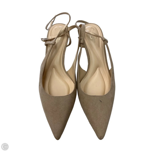 Shoes Heels Kitten By Jessica Simpson In Tan, Size: 11