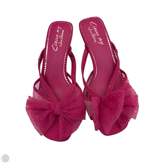 Sandals Heels Block By Circus By Sam Edelman In Pink, Size: 8.5