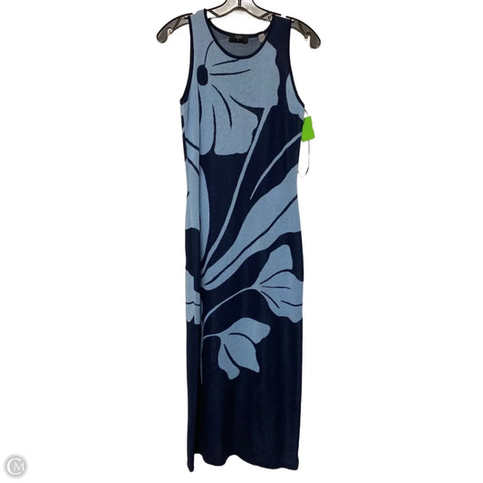 Dress Casual Maxi By T Tahari In Blue, Size: S