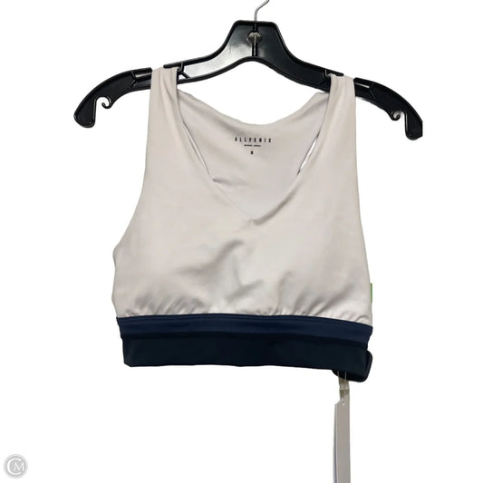 Athletic Bra By Clothes Mentor In White, Size: M