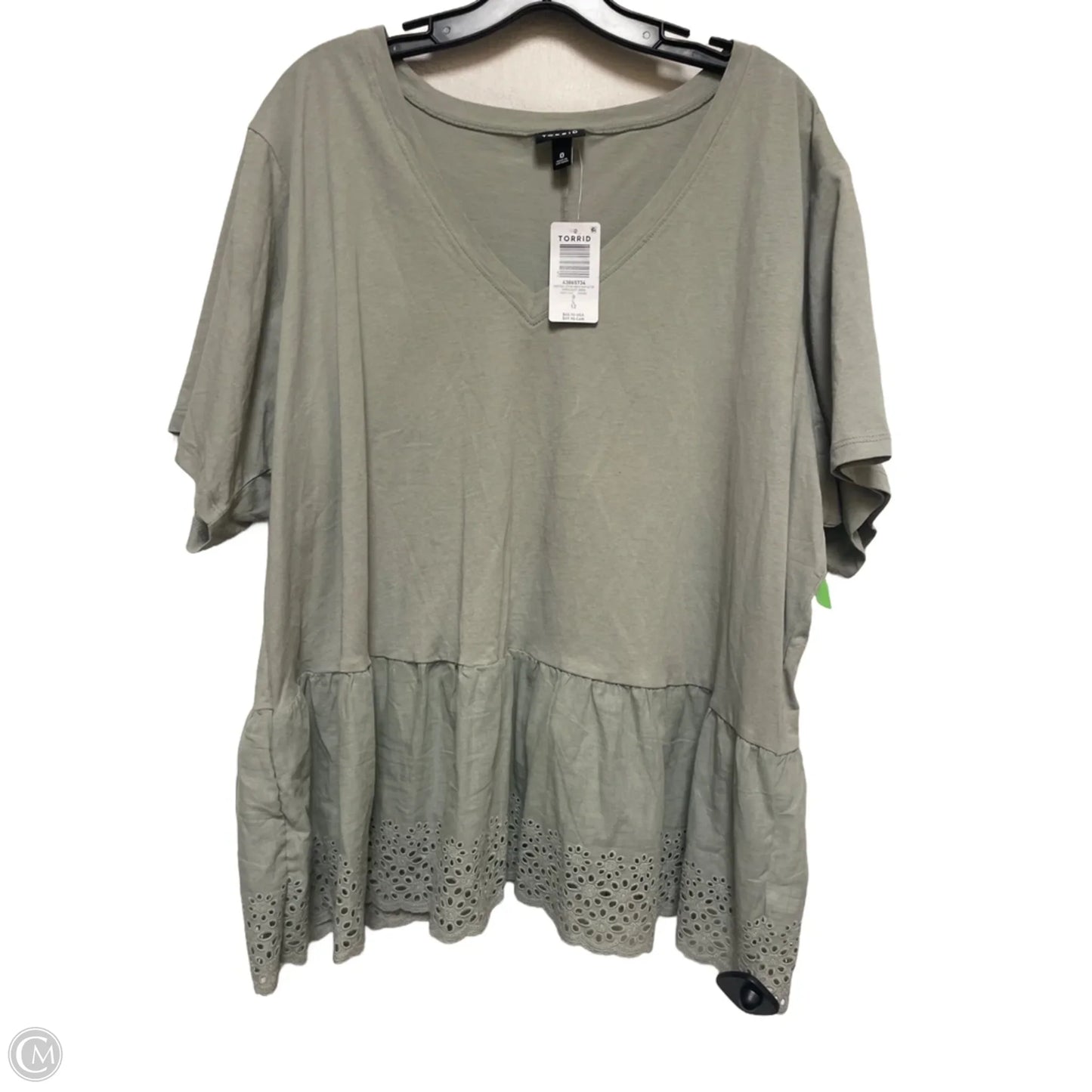 Top Short Sleeve By Torrid In Green, Size: L