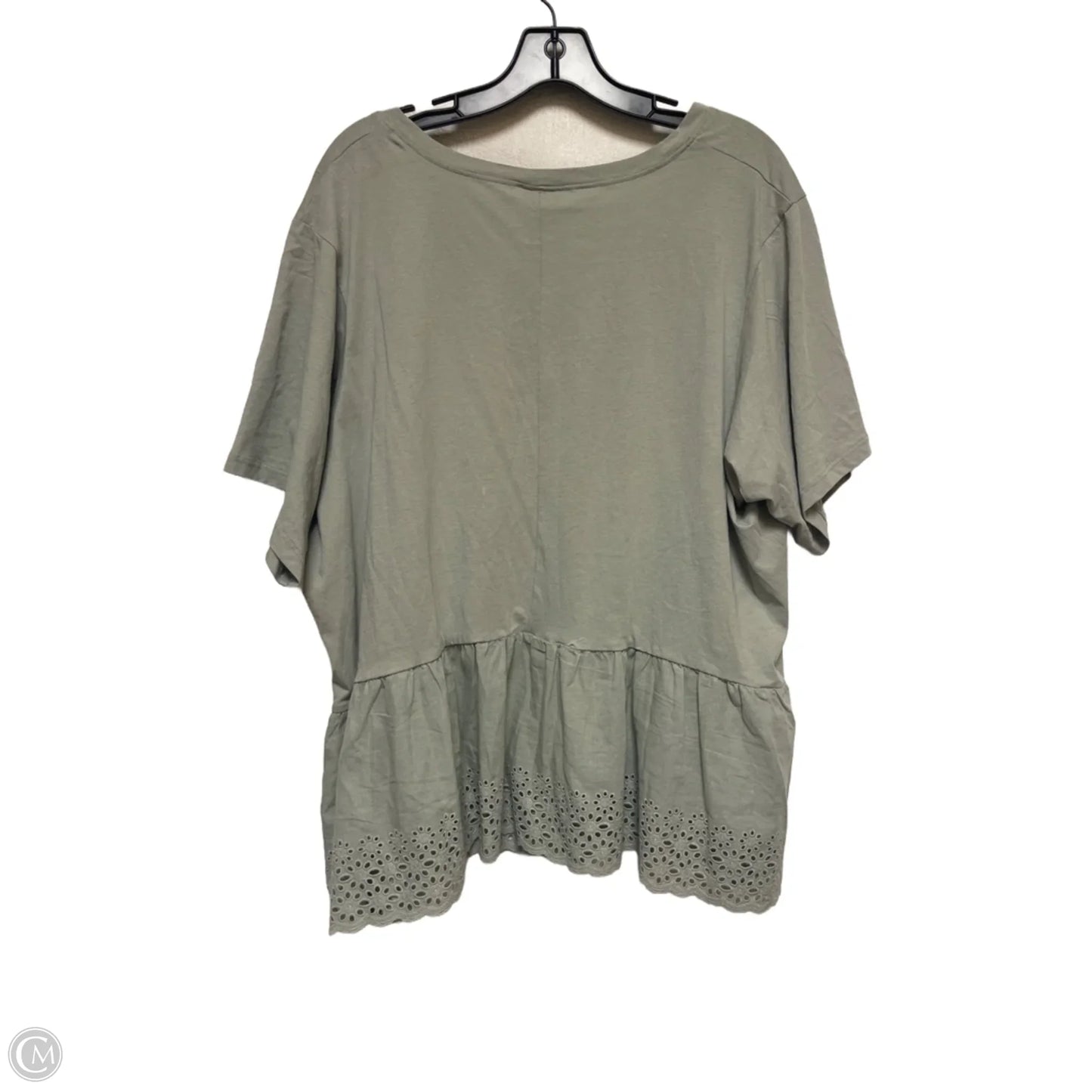 Top Short Sleeve By Torrid In Green, Size: L