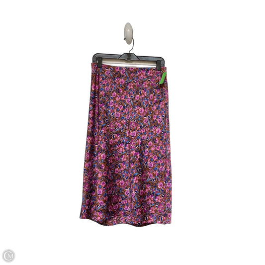 Skirt Midi By J. Crew In Floral Print, Size: 6