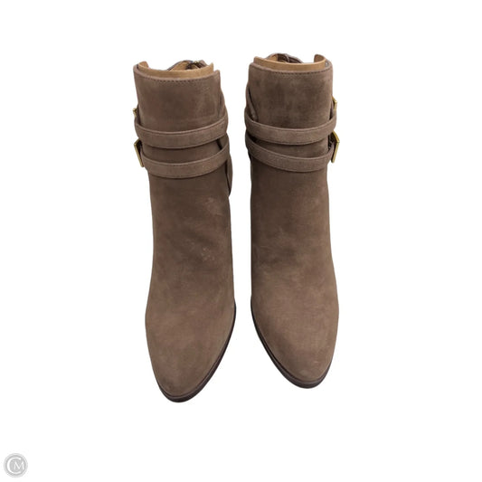 Boots Ankle Heels By Vince Camuto In Brown, Size: 7.5
