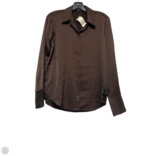 Top Long Sleeve By Abercrombie And Fitch In Bronze, Size: Xs