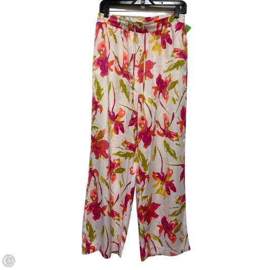 Pants Wide Leg By Anne Klein In Pink & White, Size: 6