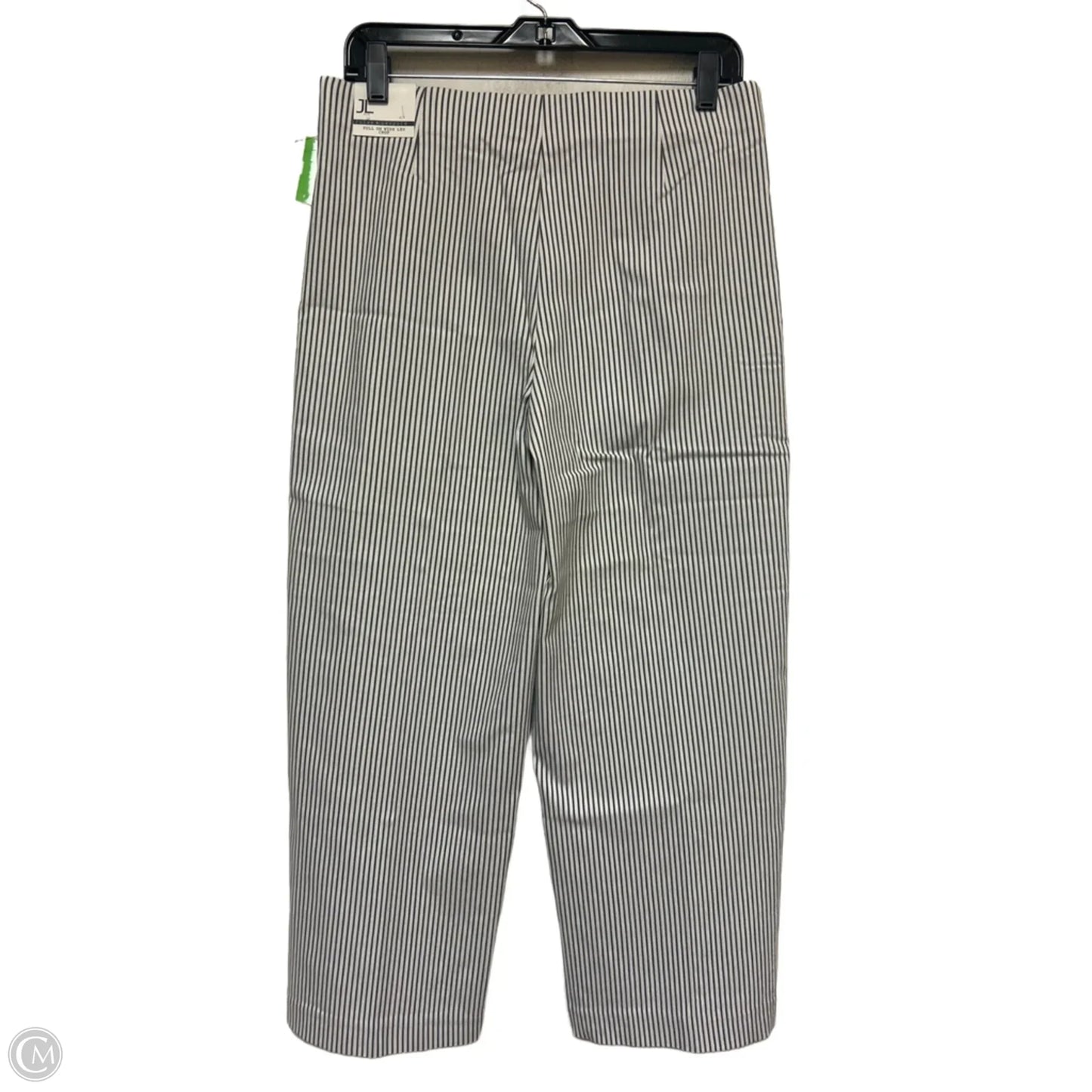 Pants Wide Leg By Jules & Leopold In Striped Pattern, Size: 8