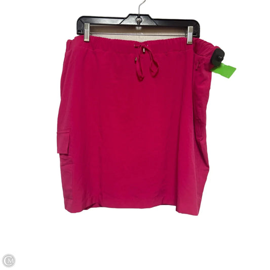 Athletic Skort By Chicos In Pink, Size: 18