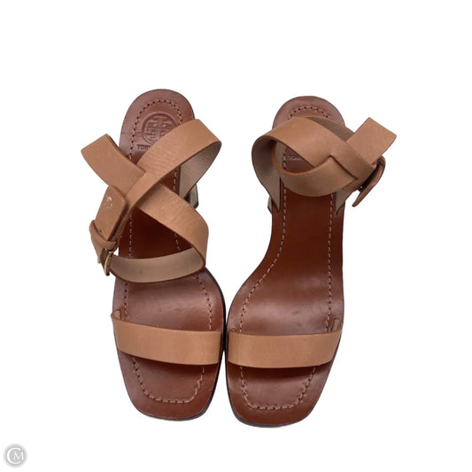 Sandals Designer By Tory Burch In Brown, Size: 7
