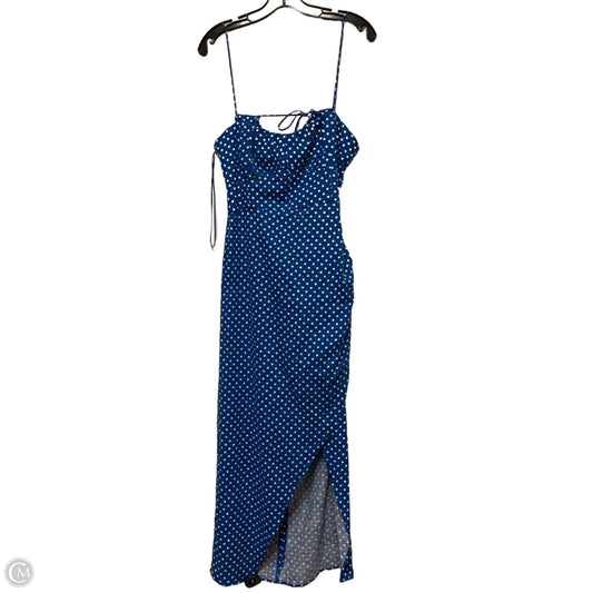 Dress Casual Midi By Zara In Polkadot Pattern, Size: L