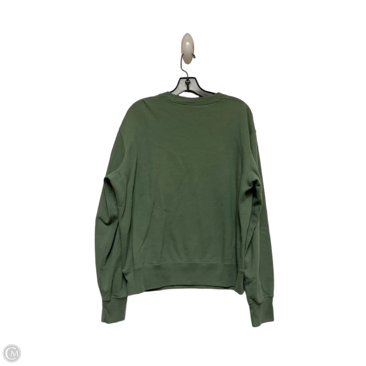Sweatshirt Crewneck By Uniqlo In Green, Size: M