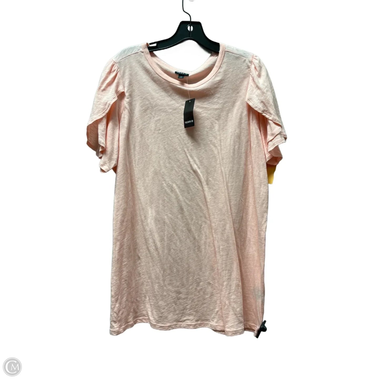 Top Short Sleeve Basic By Torrid In Pink, Size: 3x