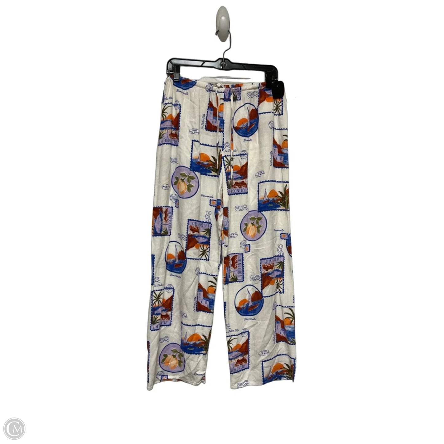 Pants Other By Clothes Mentor In Blue & White, Size: 12