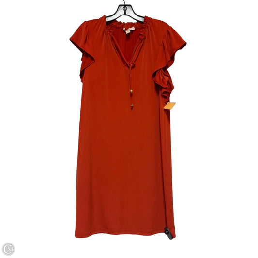 Dress Casual Short By Michael By Michael Kors In Orange, Size: M