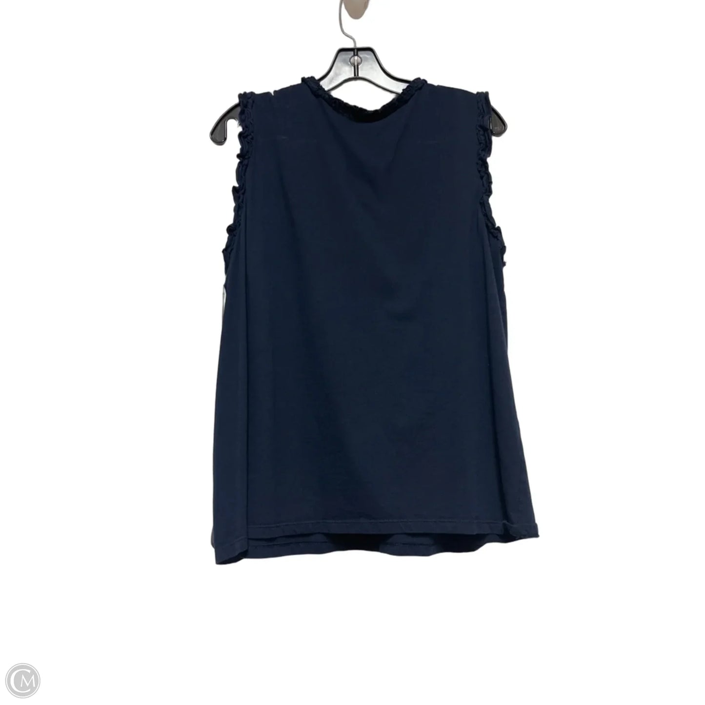 Top Sleeveless By Banana Republic In Navy, Size: Xl