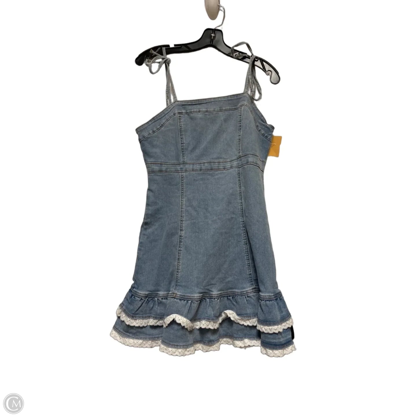 Dress Casual Short By Clothes Mentor In Blue Denim, Size: M