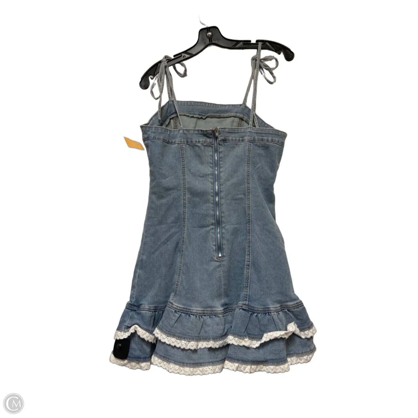 Dress Casual Short By Clothes Mentor In Blue Denim, Size: M