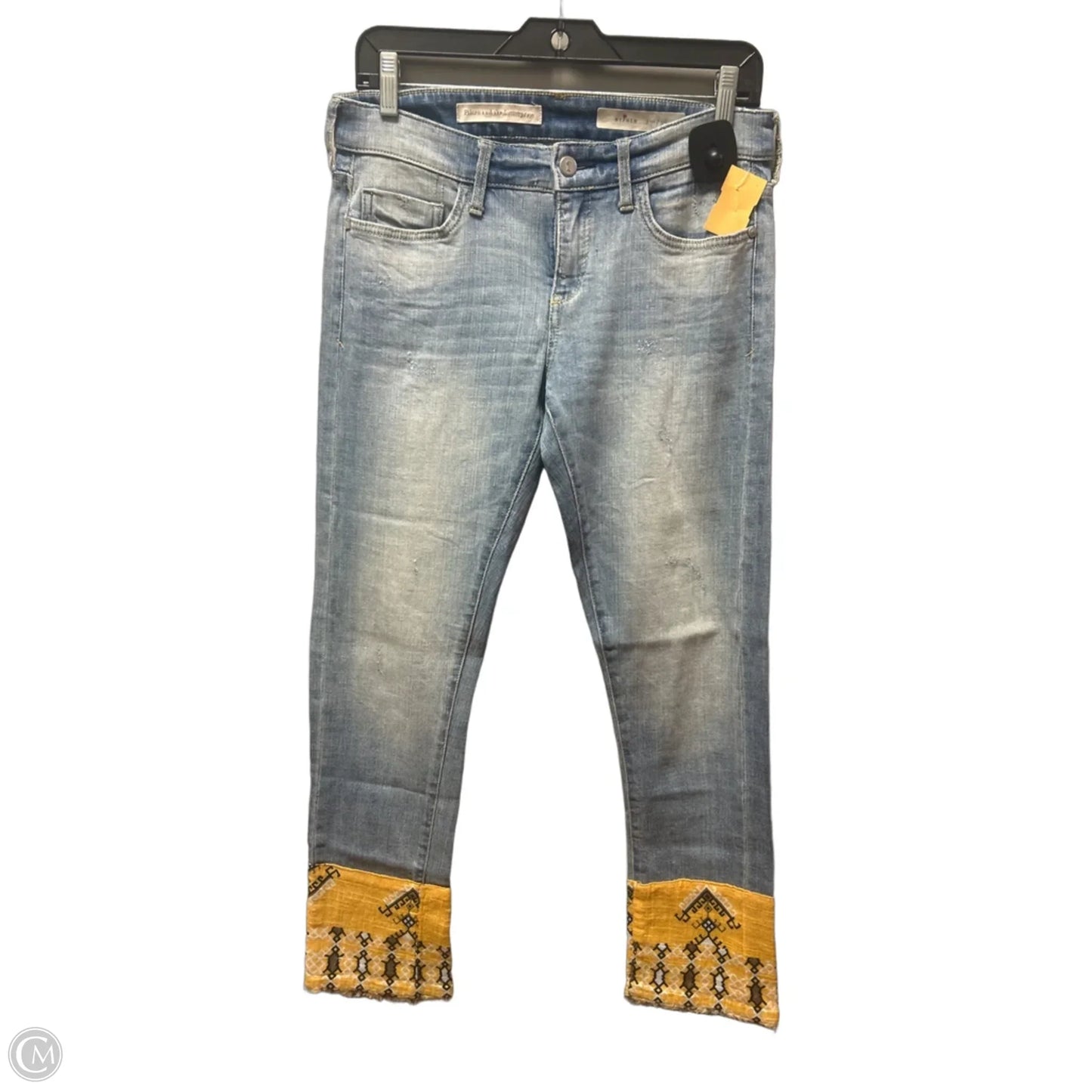 Jeans Skinny By Pilcro In Blue Denim, Size: 4