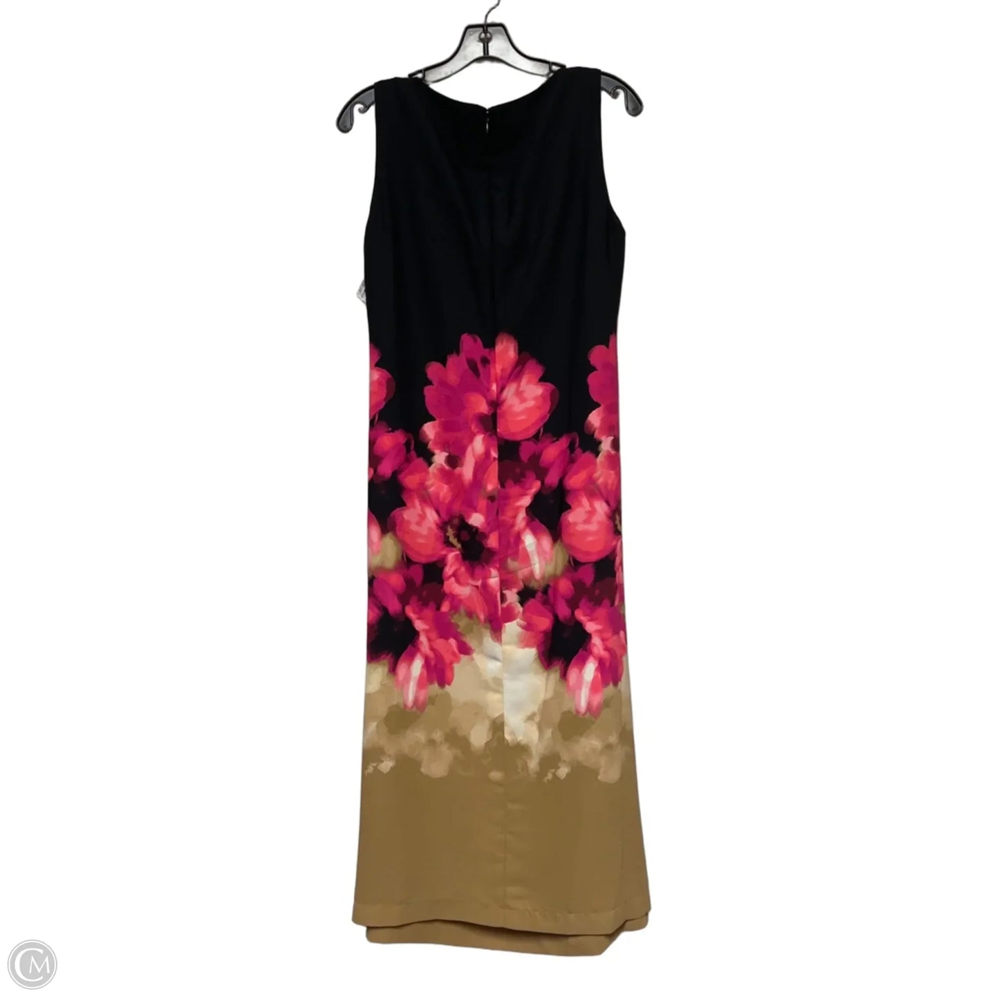 Dress Casual Midi By Dkny In Floral Print, Size: M