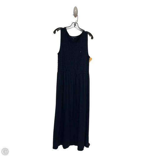 Dress Casual Maxi By Tommy Hilfiger In Navy, Size: M