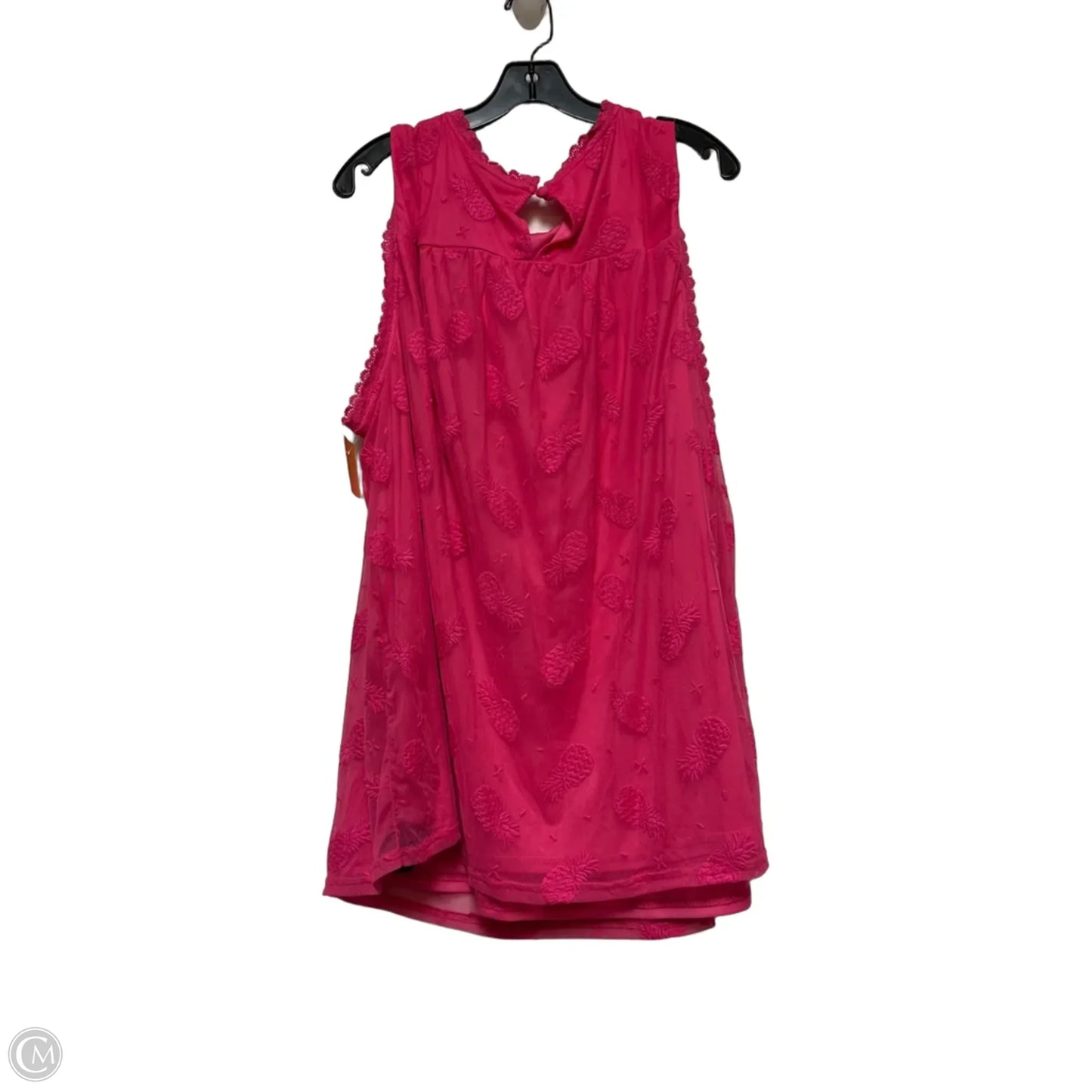 Top Sleeveless By Torrid In Pink, Size: 3x