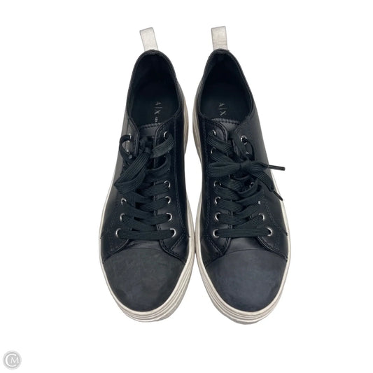 Shoes Sneakers By Armani Exchange In Black & White, Size: 10