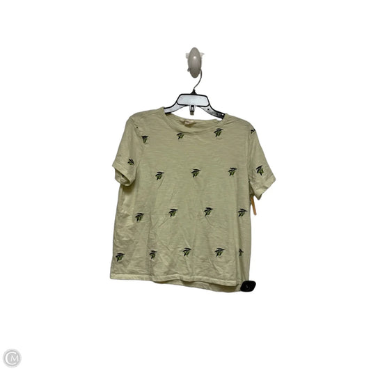 Top Short Sleeve Basic By Lucky Brand In Green, Size: L