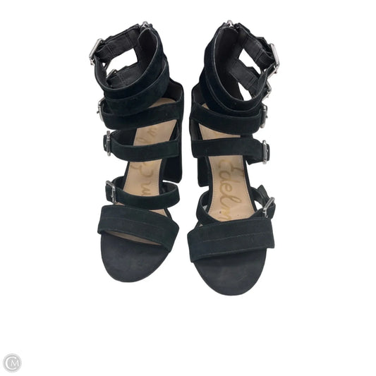 Sandals Heels Block By Sam Edelman In Black, Size: 8