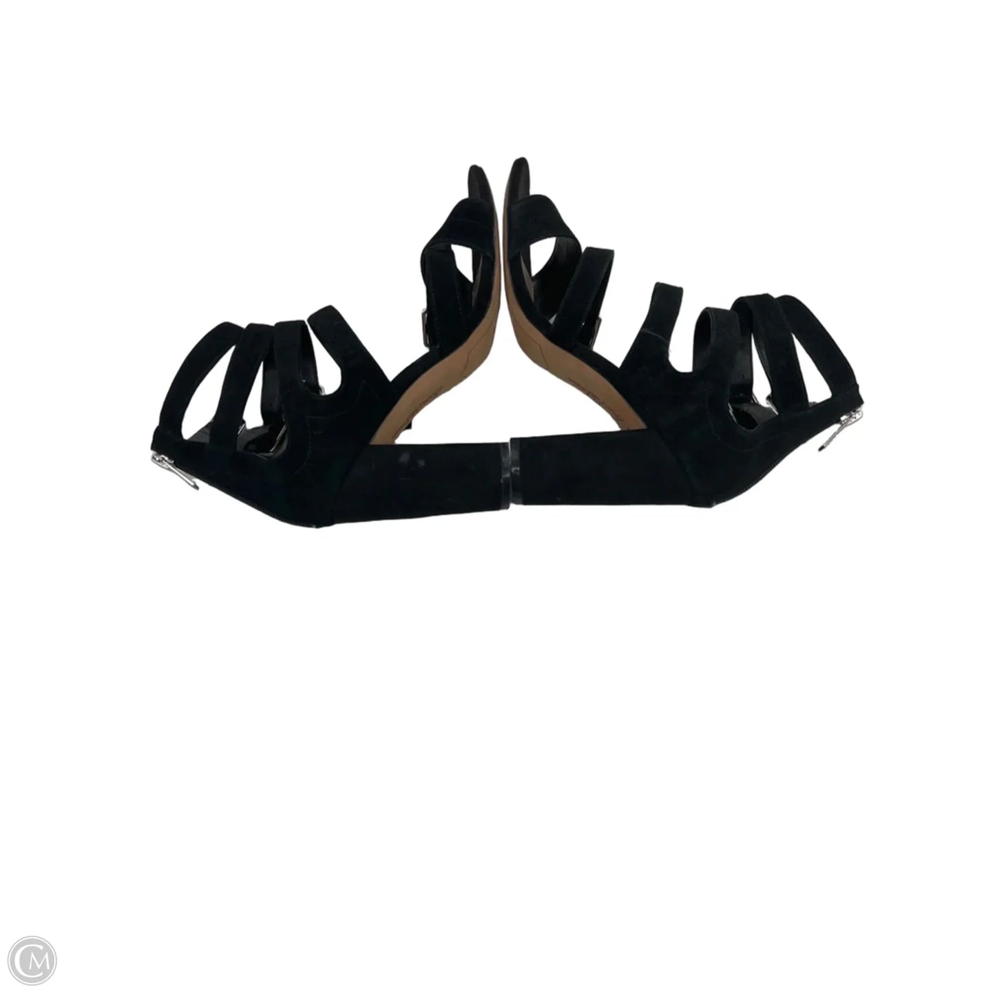 Sandals Heels Block By Sam Edelman In Black, Size: 8