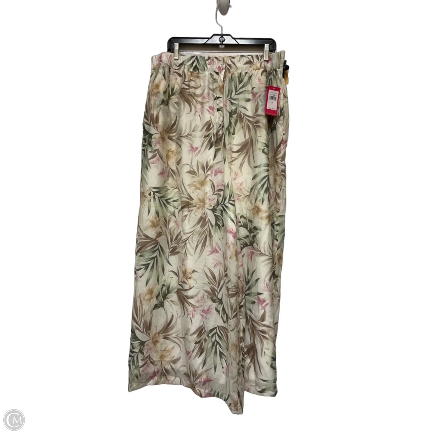 Pants Wide Leg By Vince Camuto In Tropical Print, Size: 16