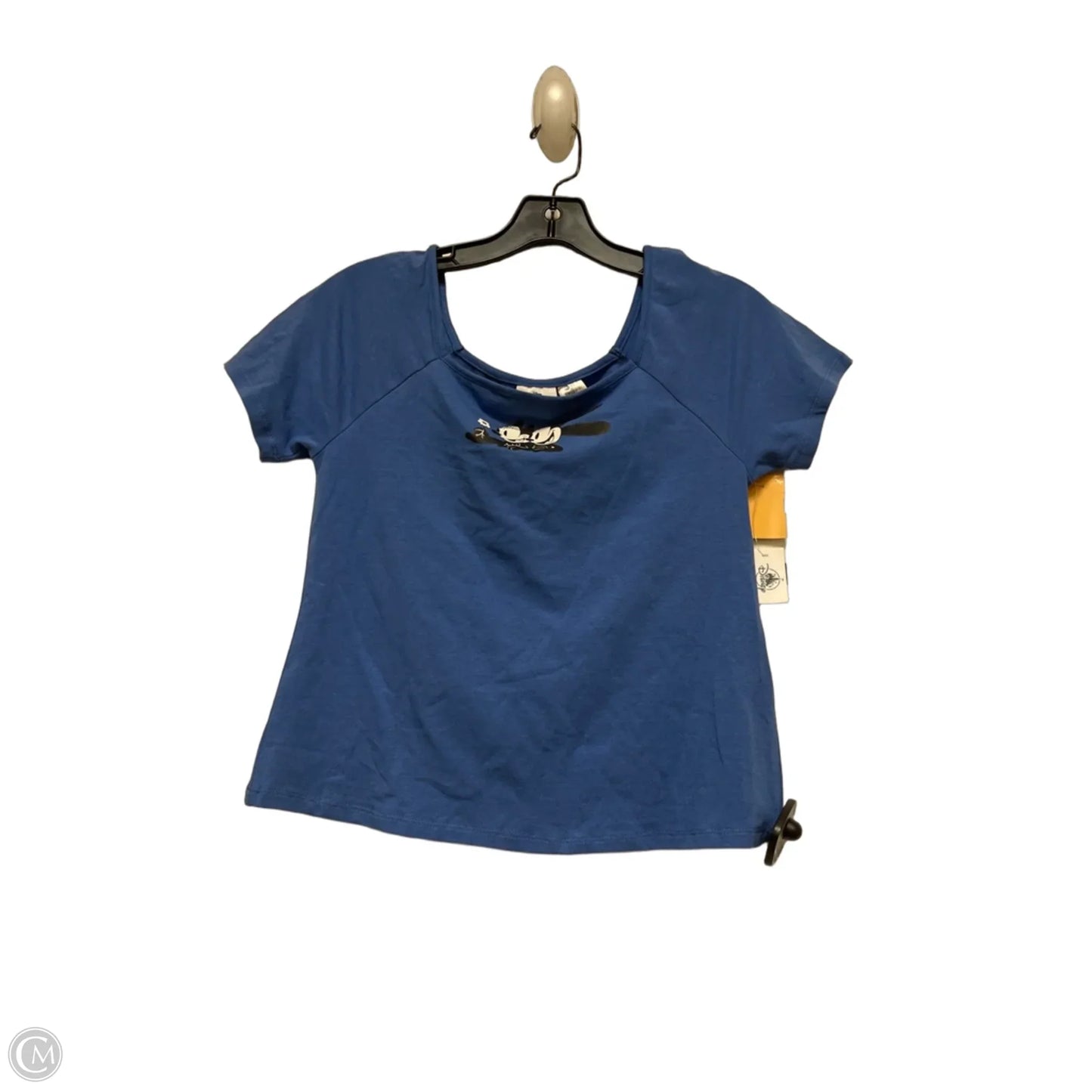 Top Short Sleeve Basic By Disney Store In Black & Blue, Size: S