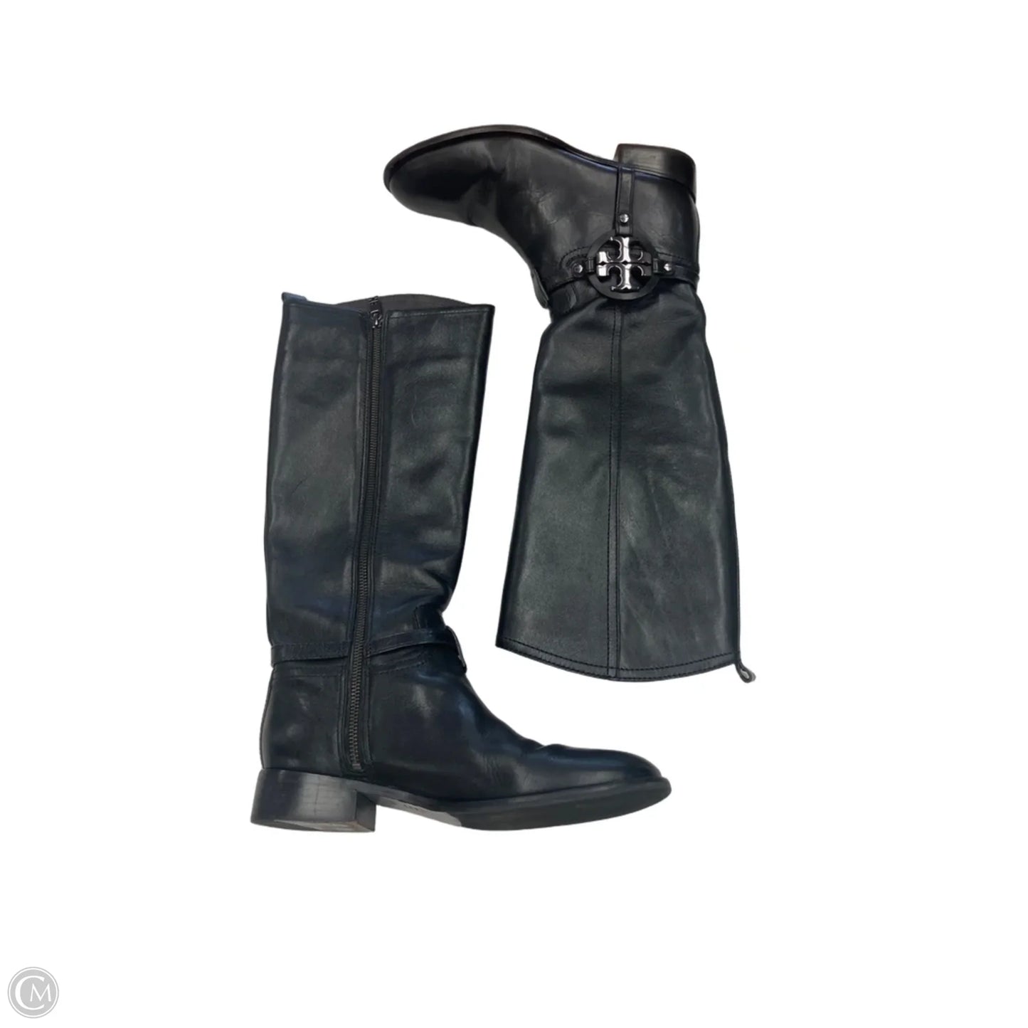 Boots Designer By Tory Burch In Black, Size: 8.5
