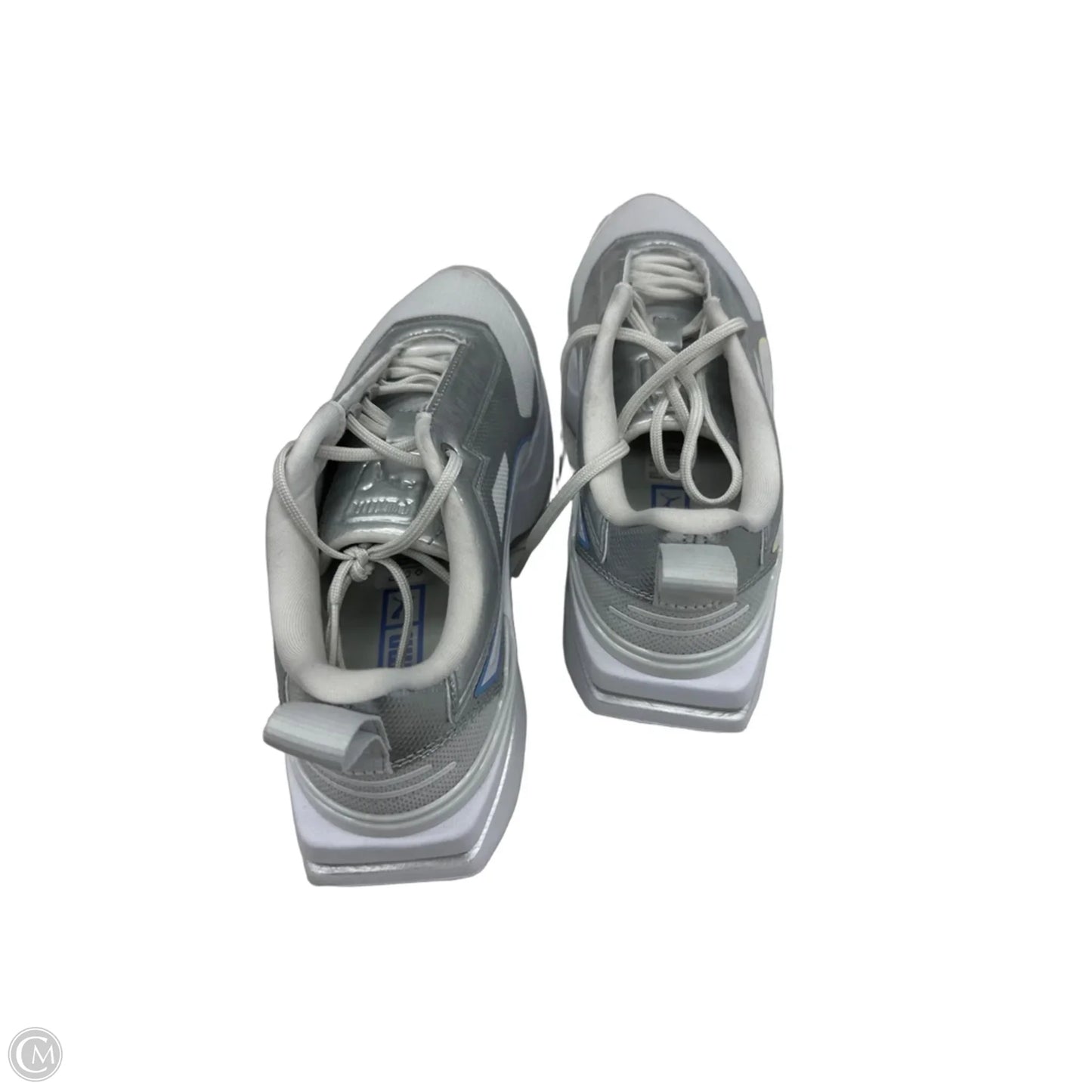Shoes Sneakers By Puma In Silver, Size: 7.5