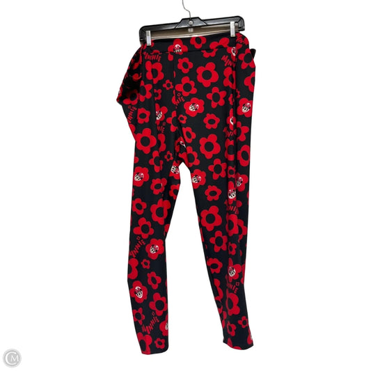 Pants Leggings By Disney Store In Black & Red, Size: 2x