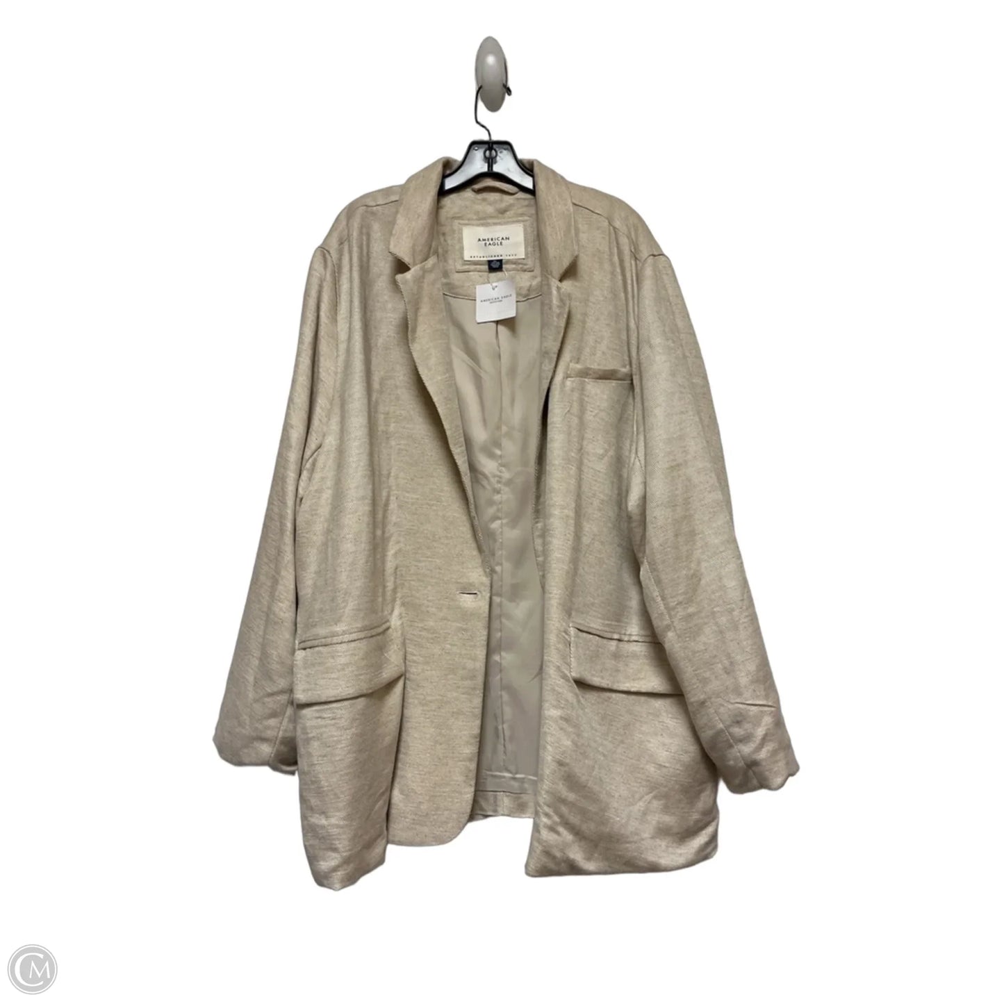 Blazer By American Eagle In Tan, Size: Xxl