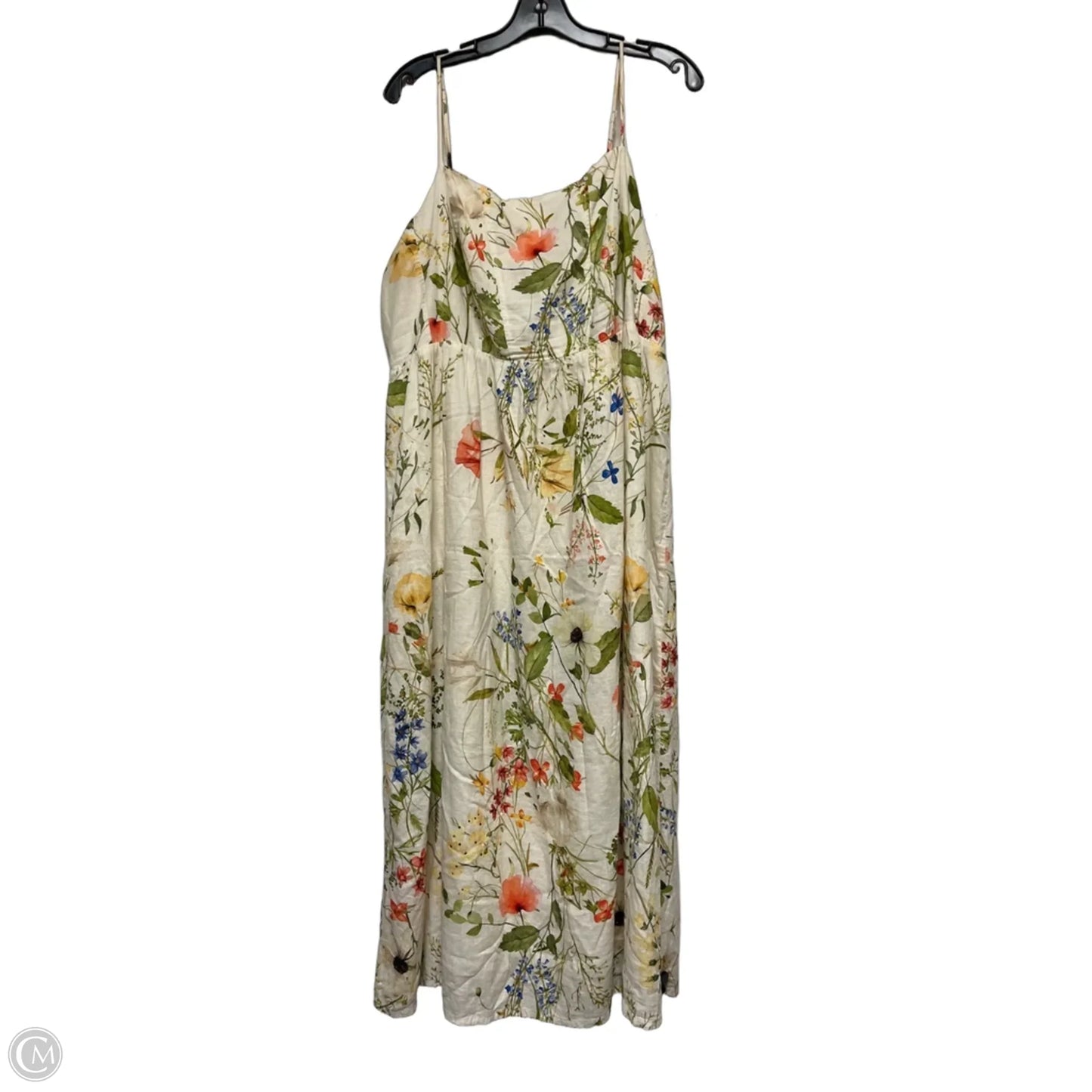 Dress Casual Maxi By H&m In Floral Print, Size: Xl