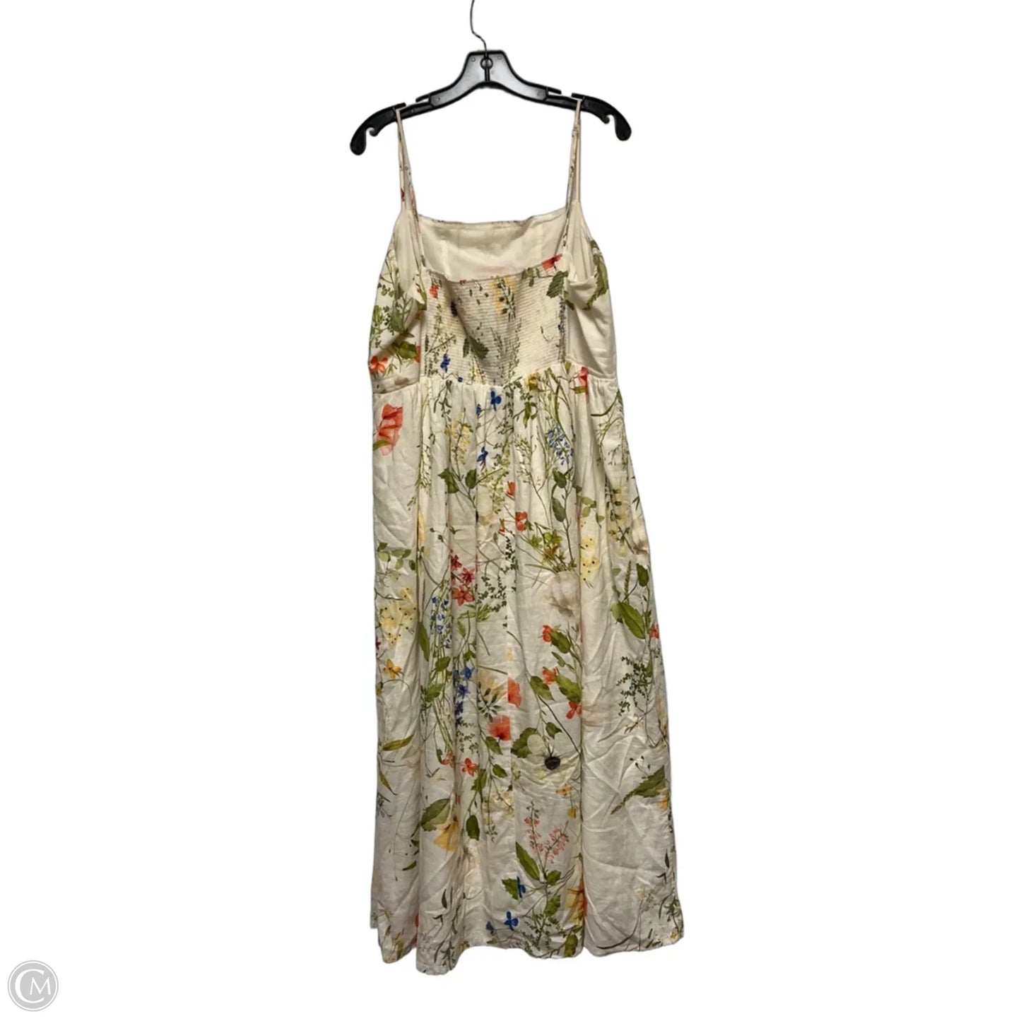 Dress Casual Maxi By H&m In Floral Print, Size: Xl